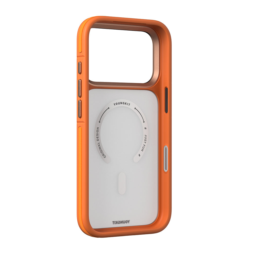Youngkit Rock Sand Serisi iPhone 17 Pro M-safe Telefon Kılıfı Youngkit Rock Sand Serisi iPhone 17 Pro M-safe Telefon Kılıfı